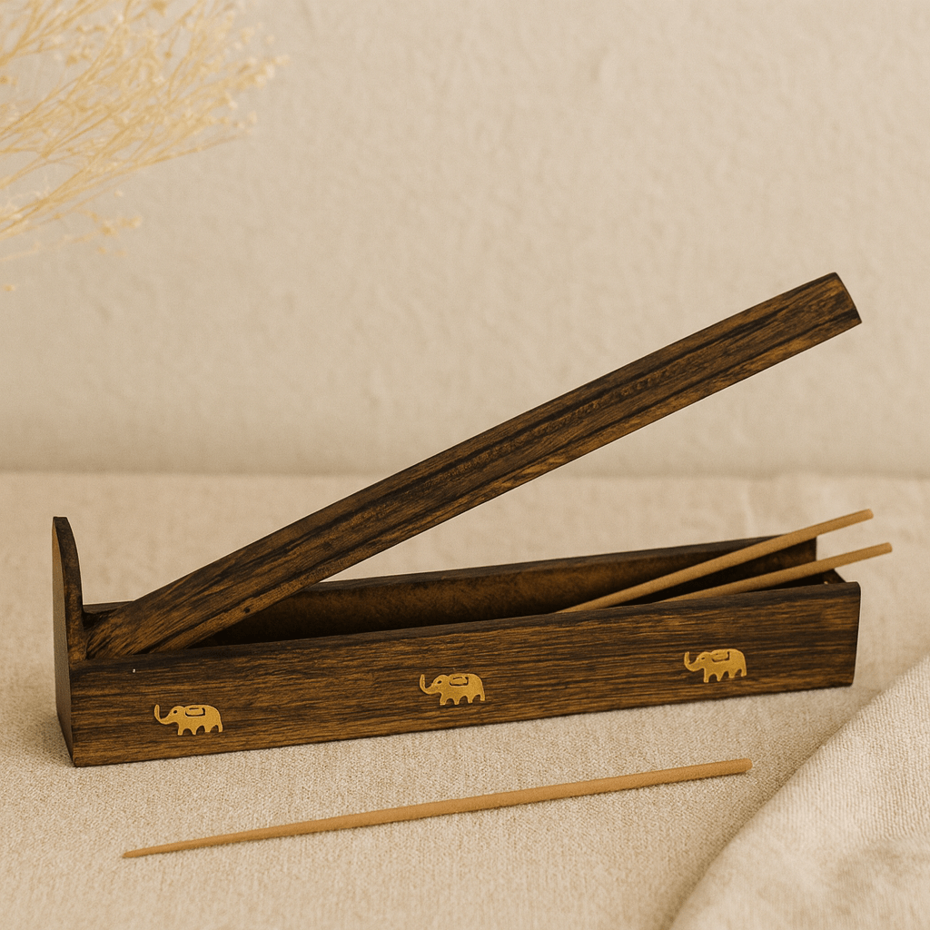 Incense Holder Box Mango Wood Assorted - SHAMTAM.COM