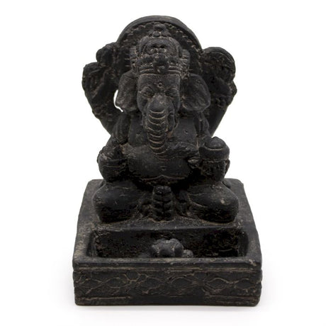 Incense Holder Ganesha Feng Shui Black Antique - SHAMTAM.COM
