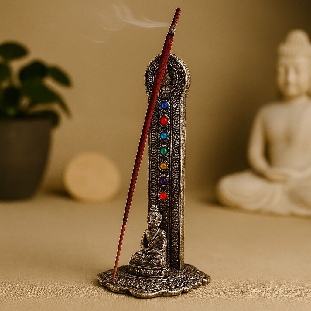 Incense Stick Holder, 7 Chakra Buddha Tower - SHAMTAM.COM