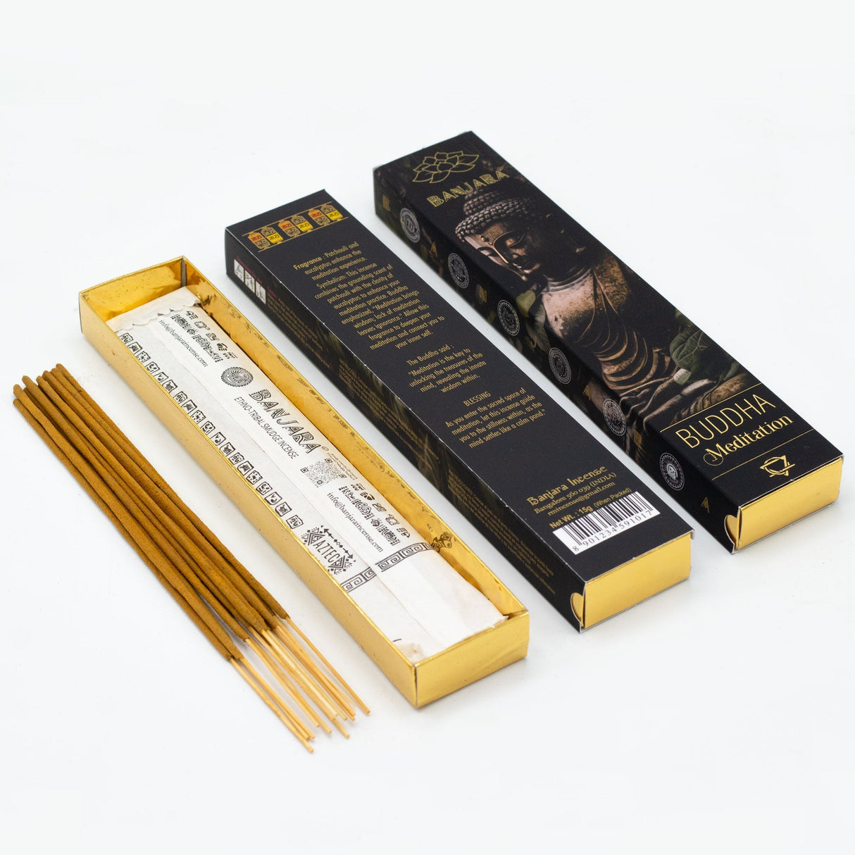 Banjara Buddha Meditation Incense Sticks - Premium Aromatic Experience for Relaxation & Mindfulness - SHAMTAM.COM