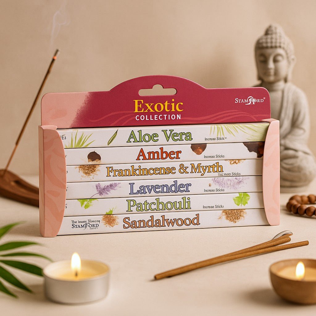 Incense Sticks Gift Set 6 Boxes Exotic Stamford - SHAMTAM.COM