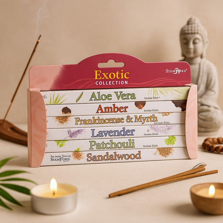 Incense Sticks Gift Set 6 Boxes Exotic Stamford - SHAMTAM.COM