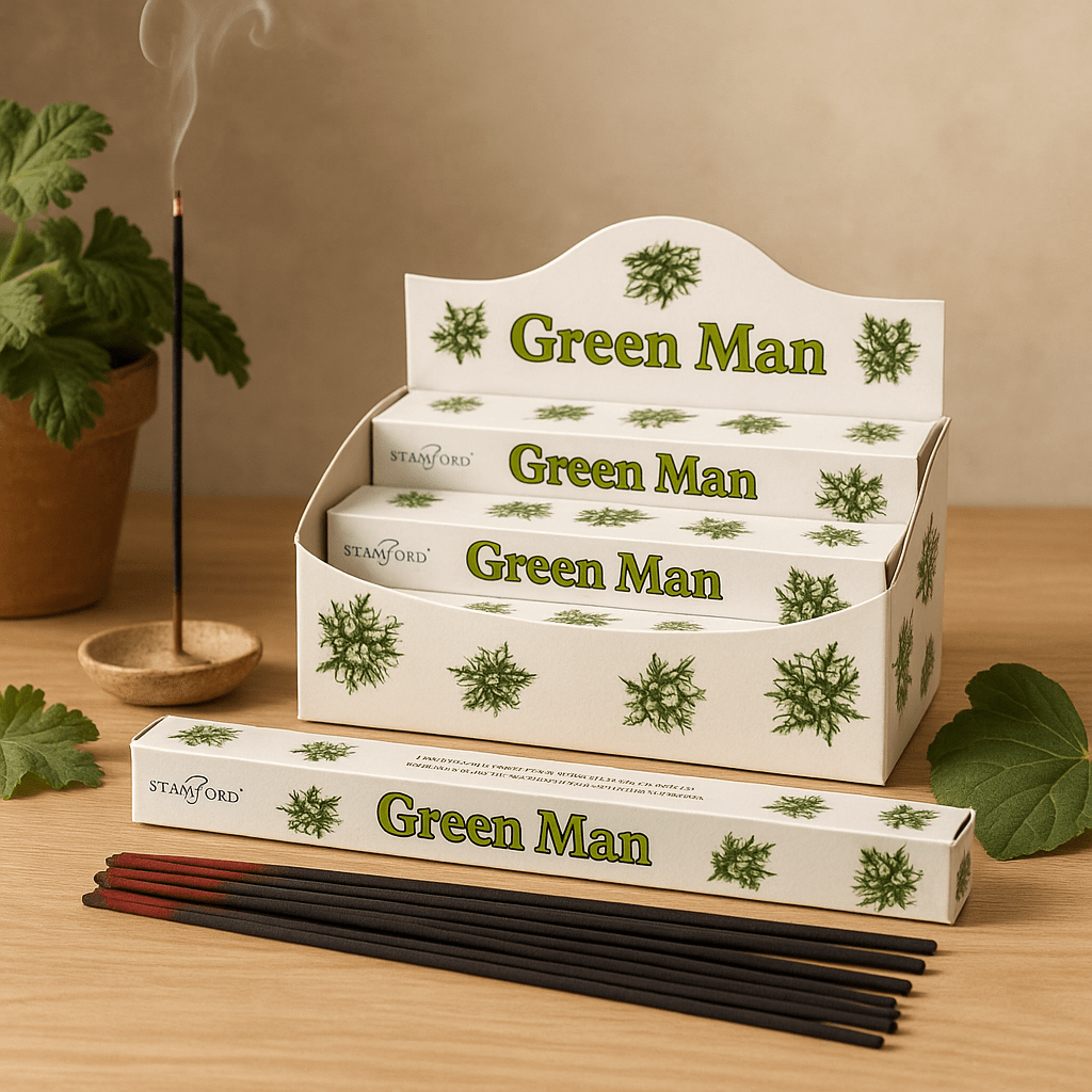 Incense Sticks Green Man Pack of 20 Stamford - SHAMTAM.COM