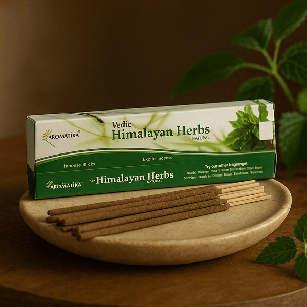 Bețișoare parfumate Vedic cu ierburi himalayene 12 bucăți