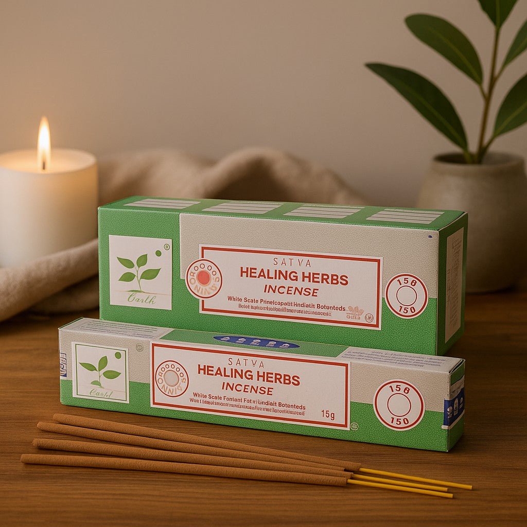 Incense Sticks White Sage Patchouli 15g Pack - Satya - SHAMTAM.COM