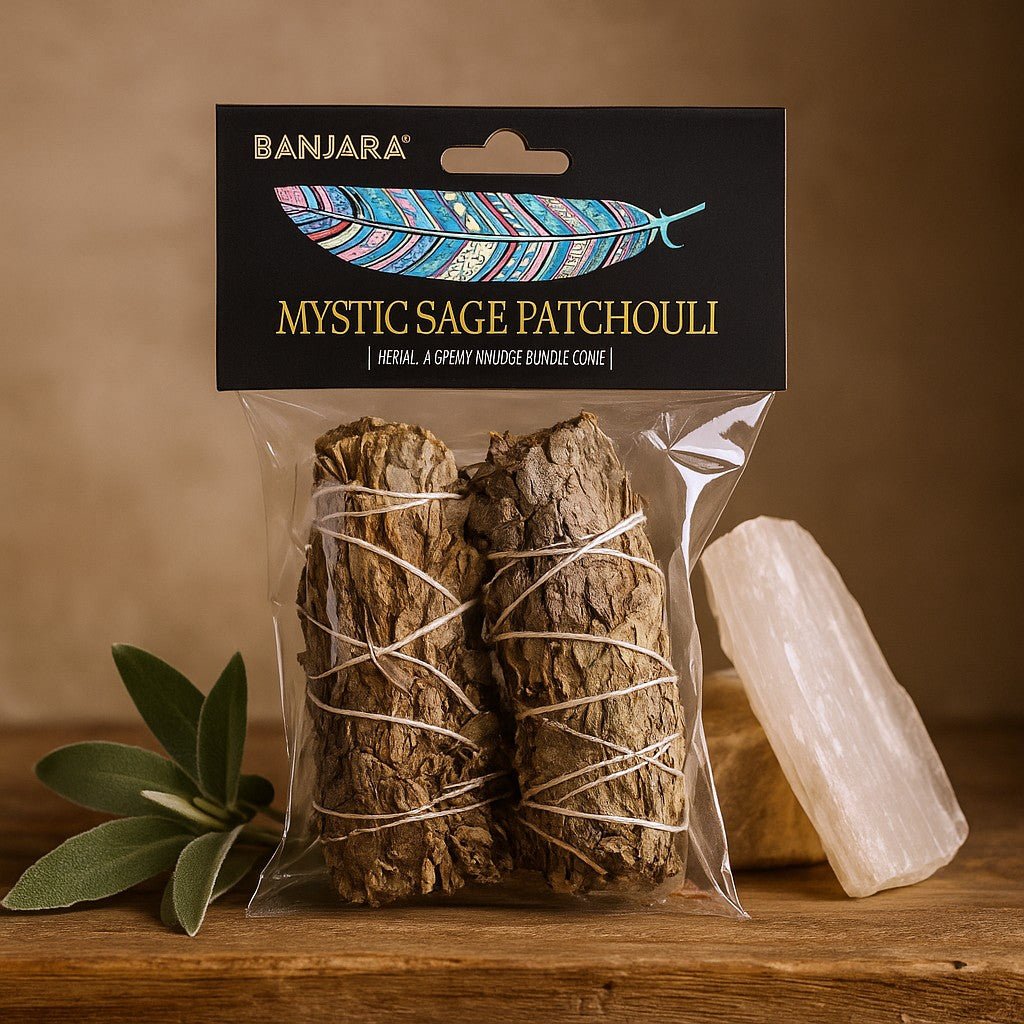 Indian Sage and Patchouli Smudge, Banjara - SHAMTAM.COM