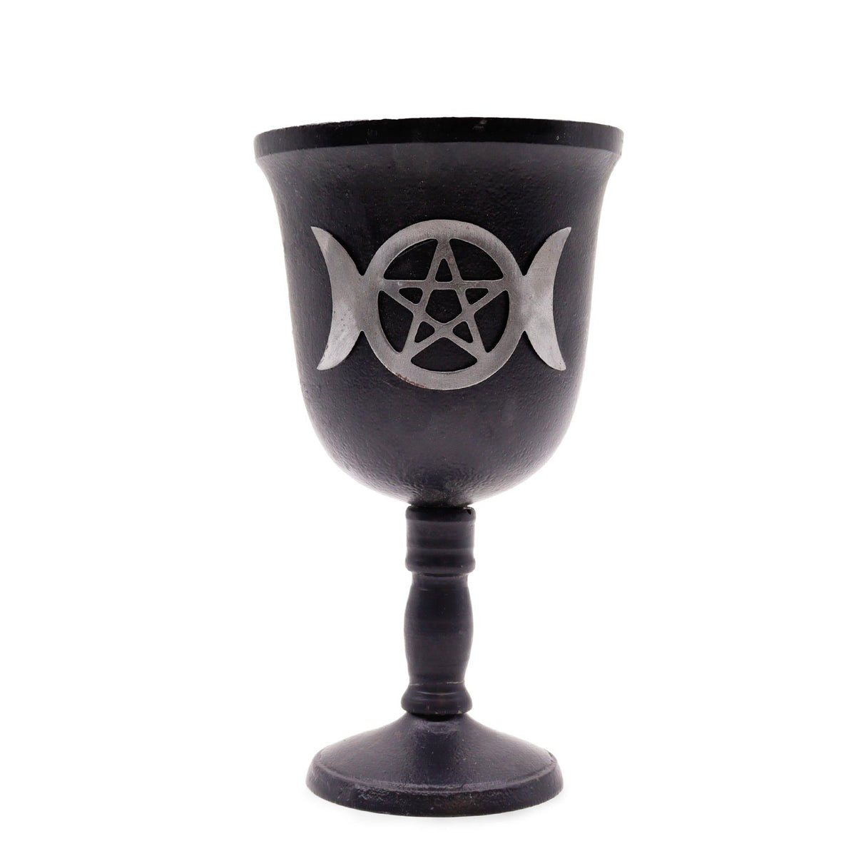 Iron Ritual Goblet - Triple Moon - 20x11cm - SHAMTAM.COM