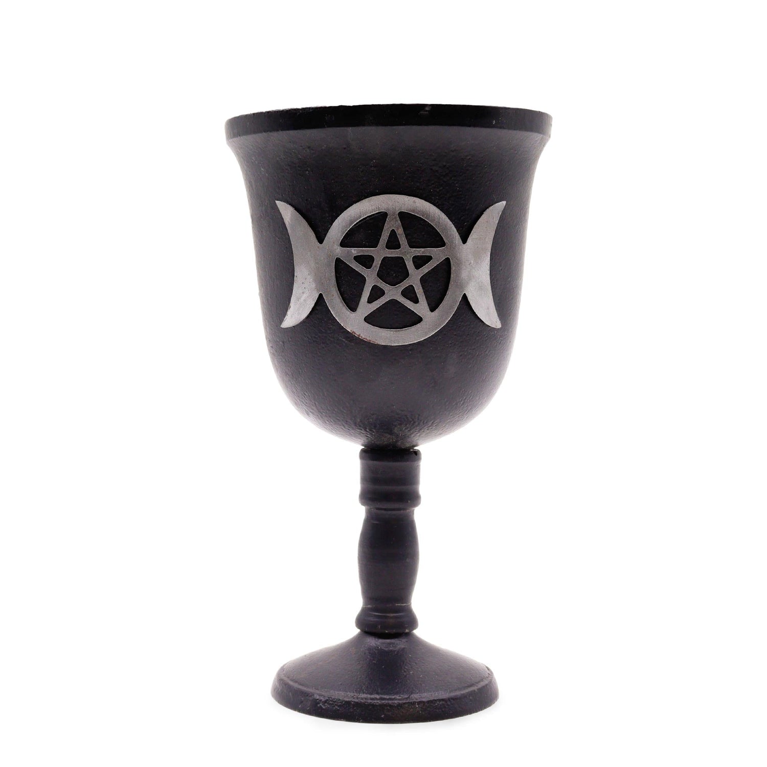 Iron Ritual Goblet - Triple Moon - 20x11cm - SHAMTAM.COM