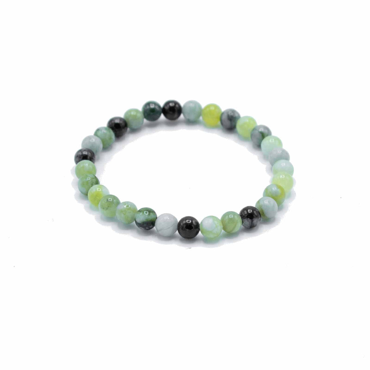 Healing Bracelet - Olive Jade - Manifestation - Crystal Gemstone - SHAMTAM.COM