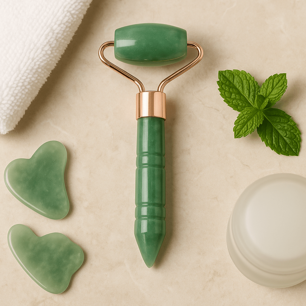 Jade Face Roller Facial Massager - SHAMTAM.COM