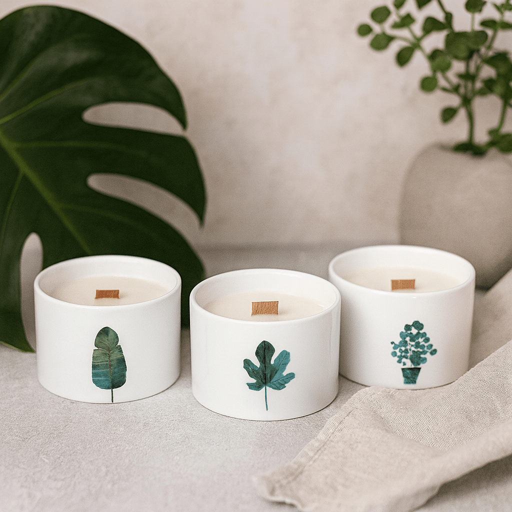 Japanese Garden Soy Wax Scented Candle, Wood Wick - SHAMTAM.COM