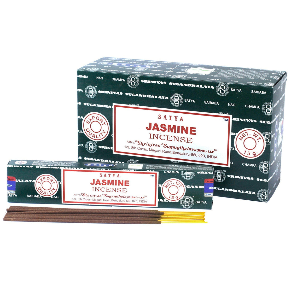 Jasmine Incense - Satya 15g - SHAMTAM.COM