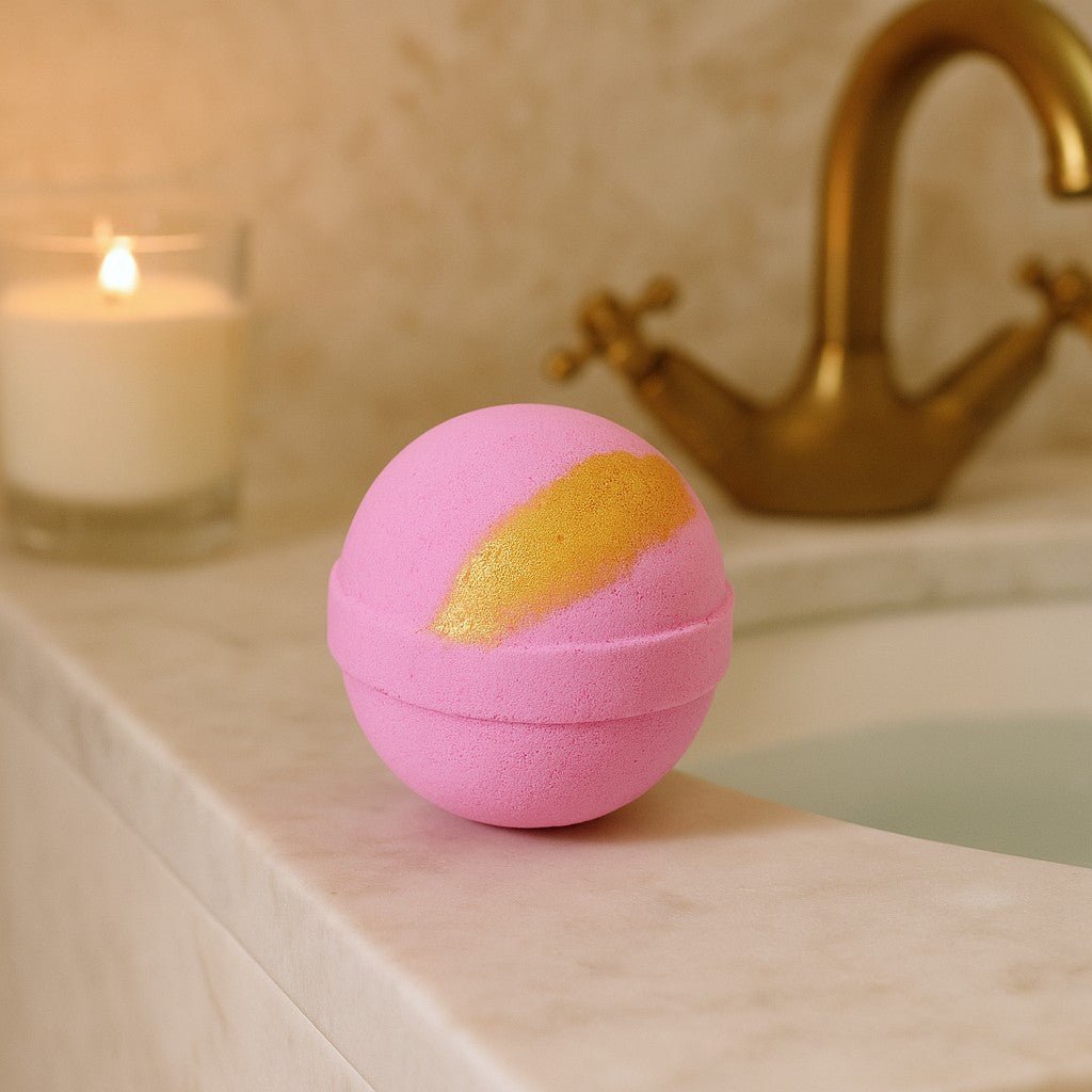 Jumbo Bath Bomb Pink Charlotte Vegan 235g - SHAMTAM.COM
