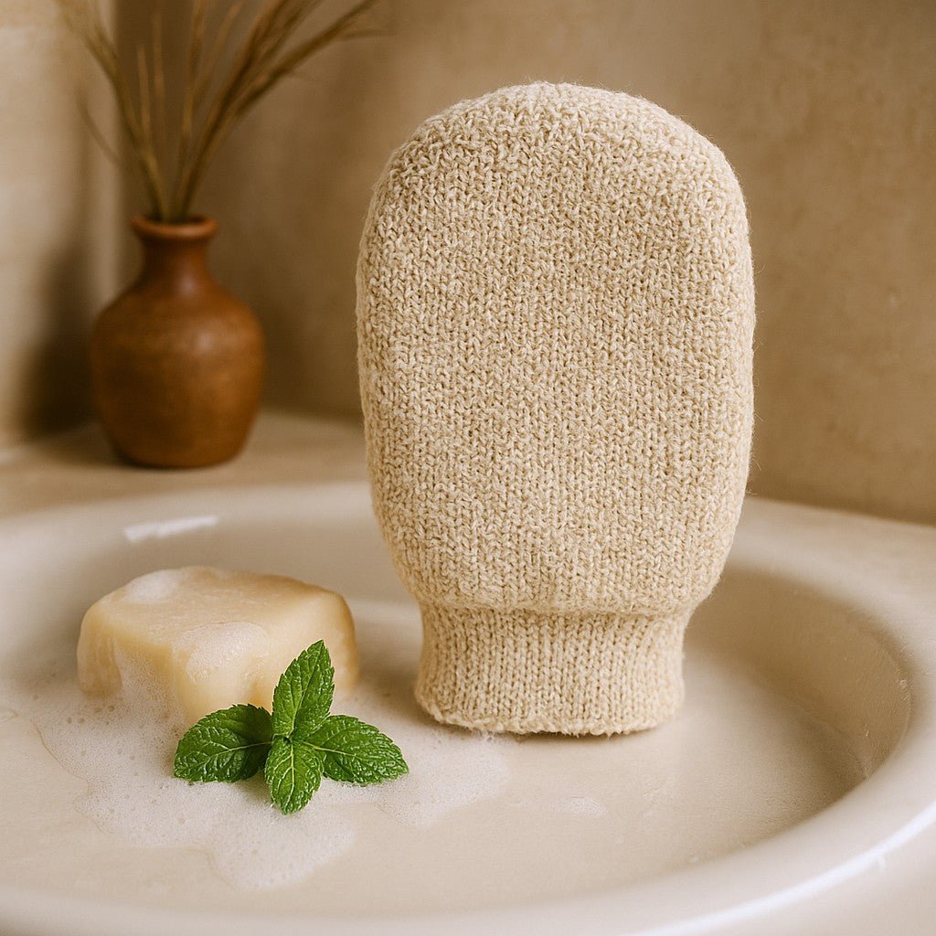 Jute Mix Mitt - Cream - SHAMTAM.COM