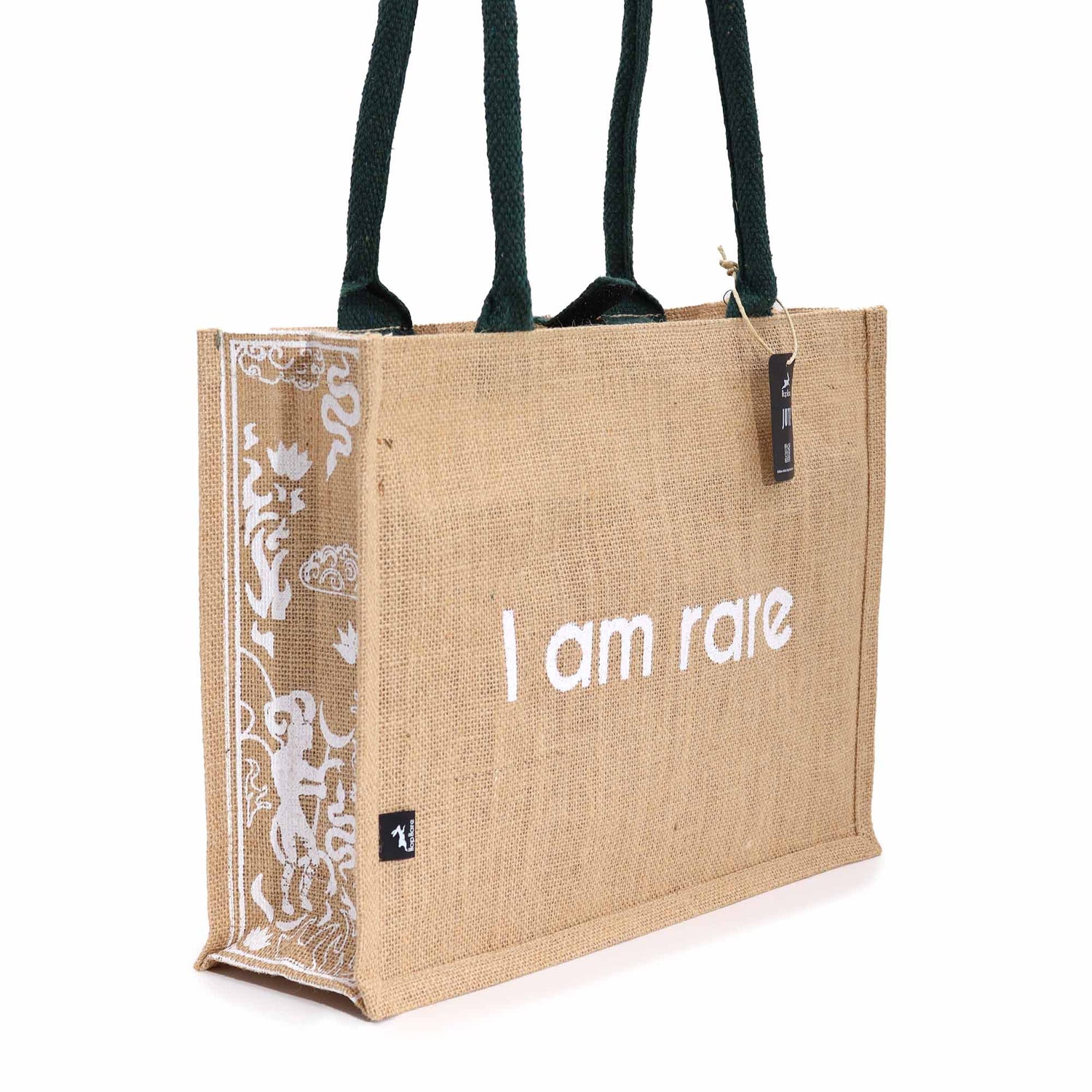 Hop Hare Jute Big Bag - I am Rare - SHAMTAM.COM