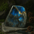 Madagascar Labradorite Statement Stone (approx 900 - 1100gms 140 - 170mm) - SHAMTAM.COM