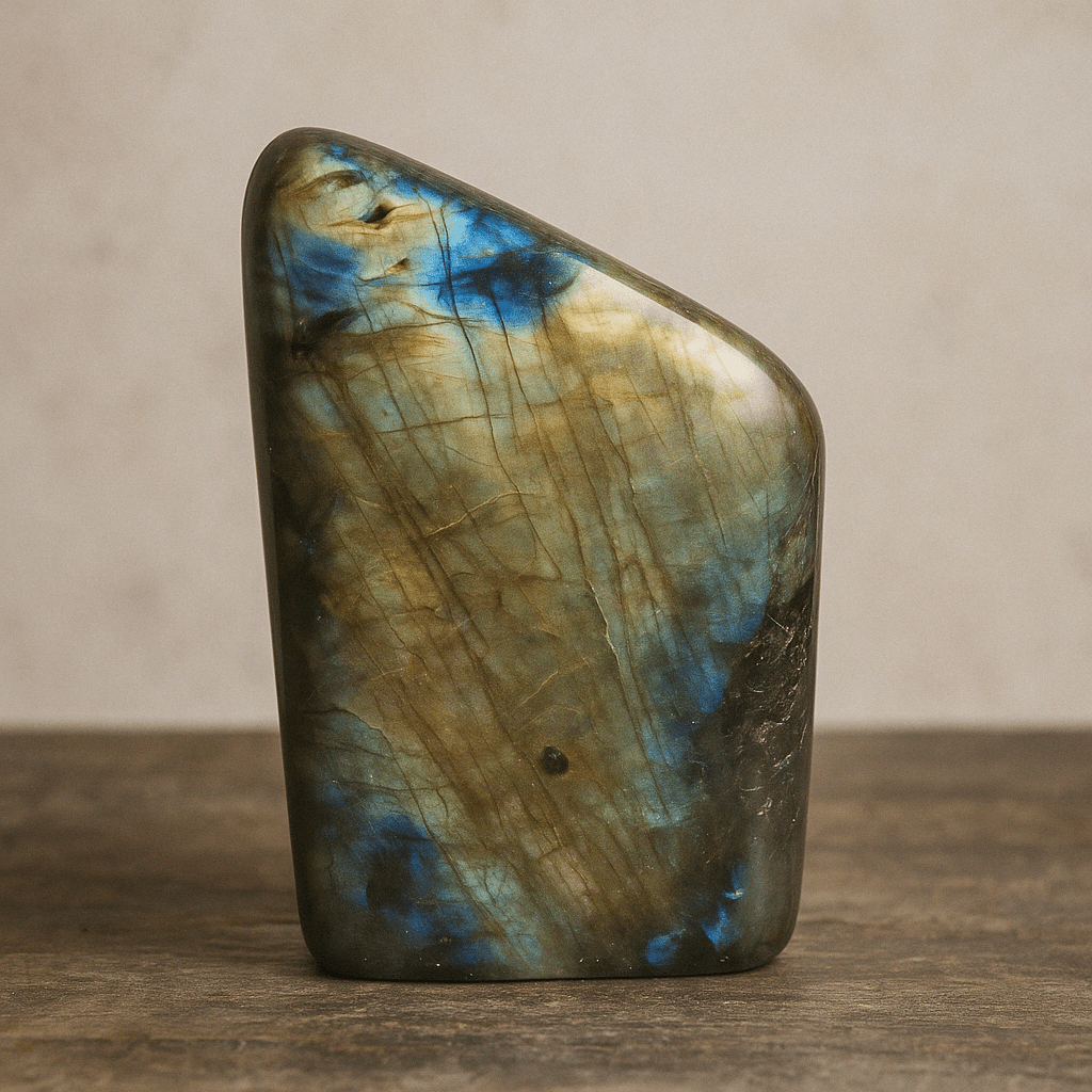 Madagascar Labradorite Large Stone (approx 550 - 750gms 110 - 140mm) - SHAMTAM.COM