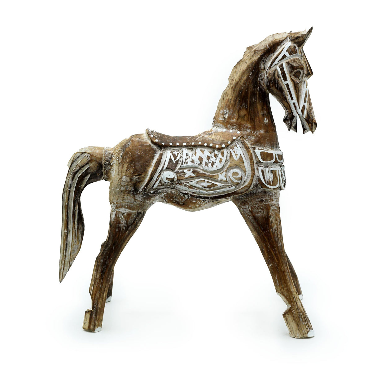 Large Antique Horse 32 cm - SHAMTAM.COM