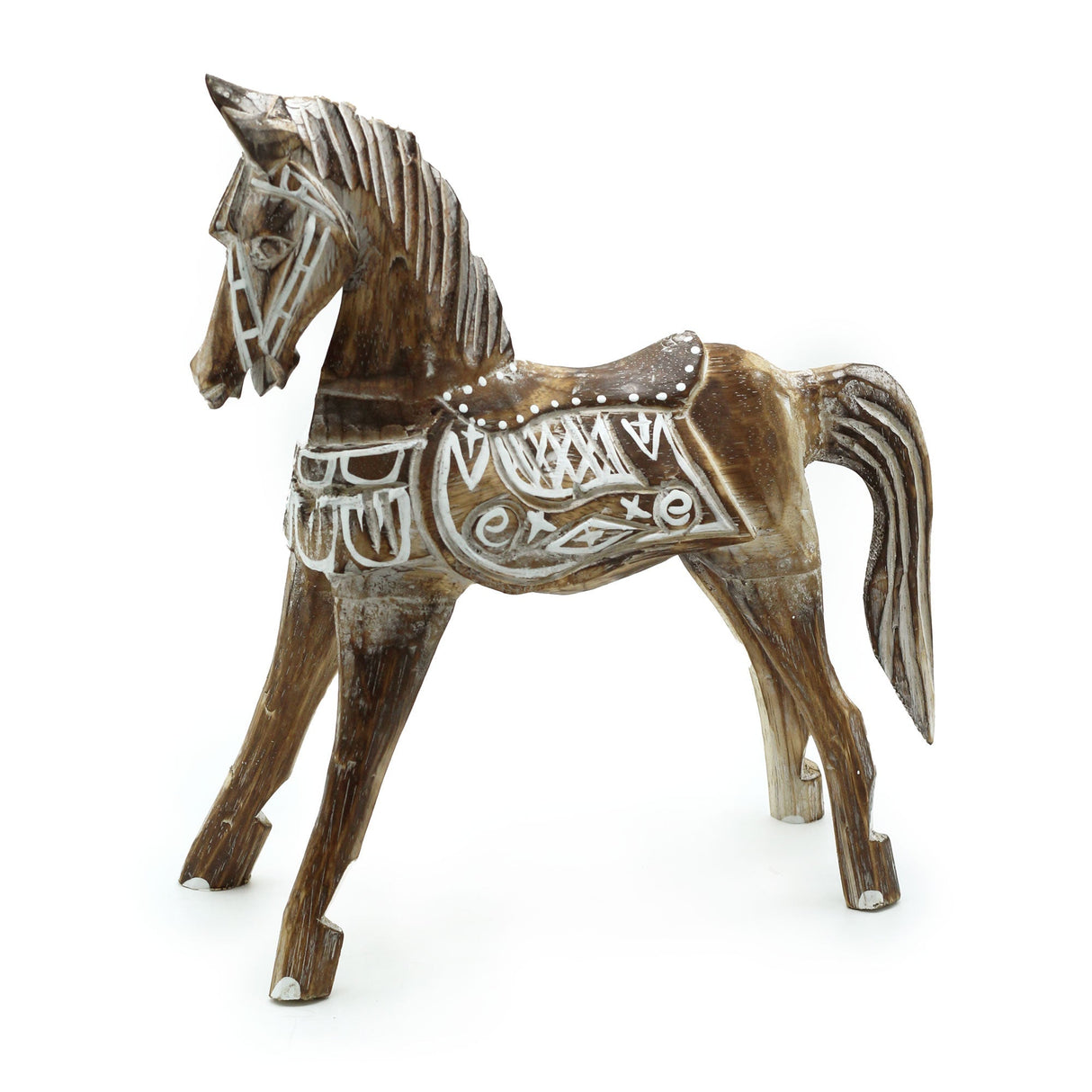 Large Antique Horse 32 cm - SHAMTAM.COM