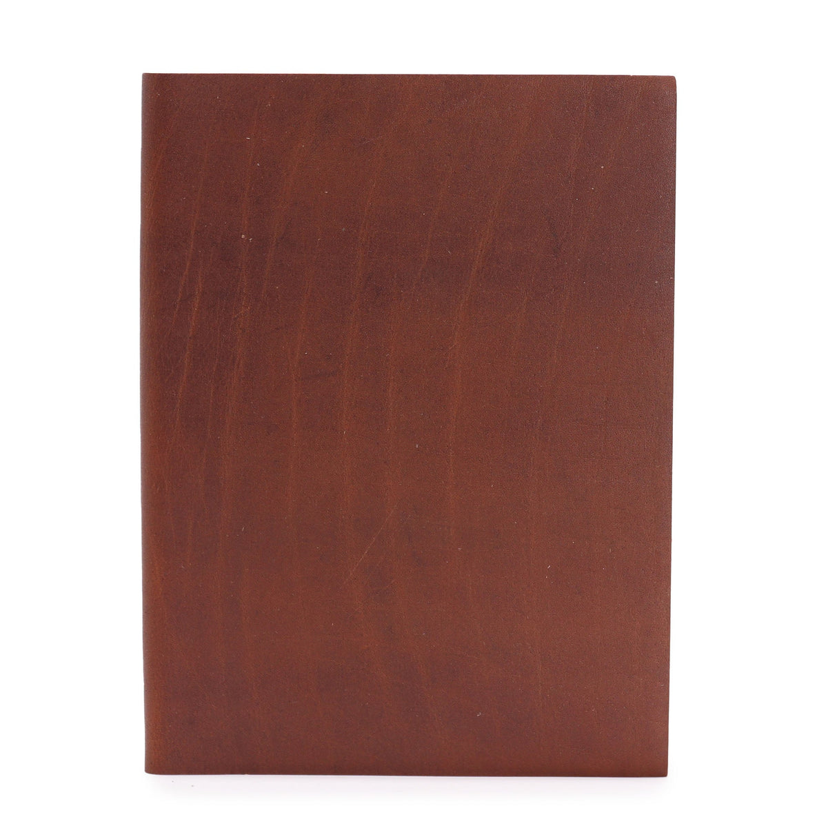 Premium Dark Tan Leather Notebook - 100 Lined Pages, 20x15cm - Elegant Minimalist Journal for Professionals - SHAMTAM.COM