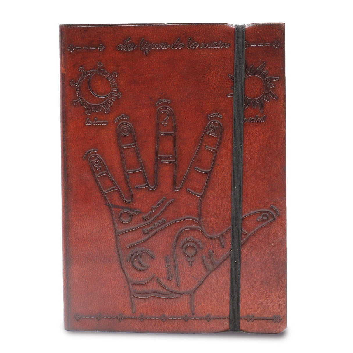 Palmistry Handmade Notebook - Small with strap - SHAMTAM.COM