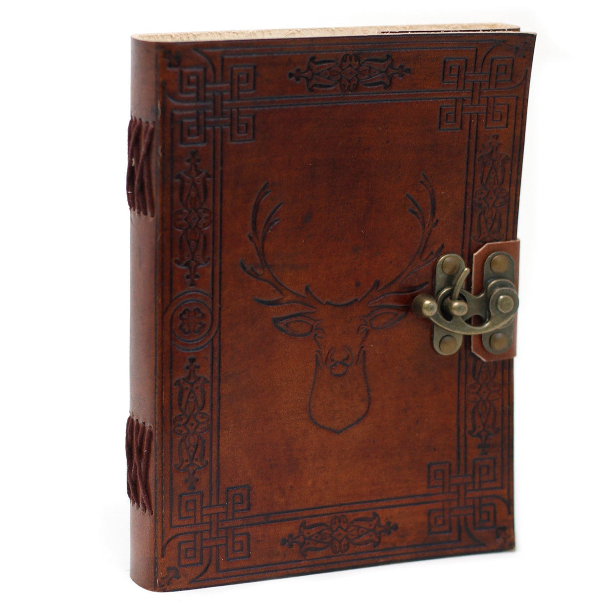 Leather Notebook Stag (6x8") - SHAMTAM.COM