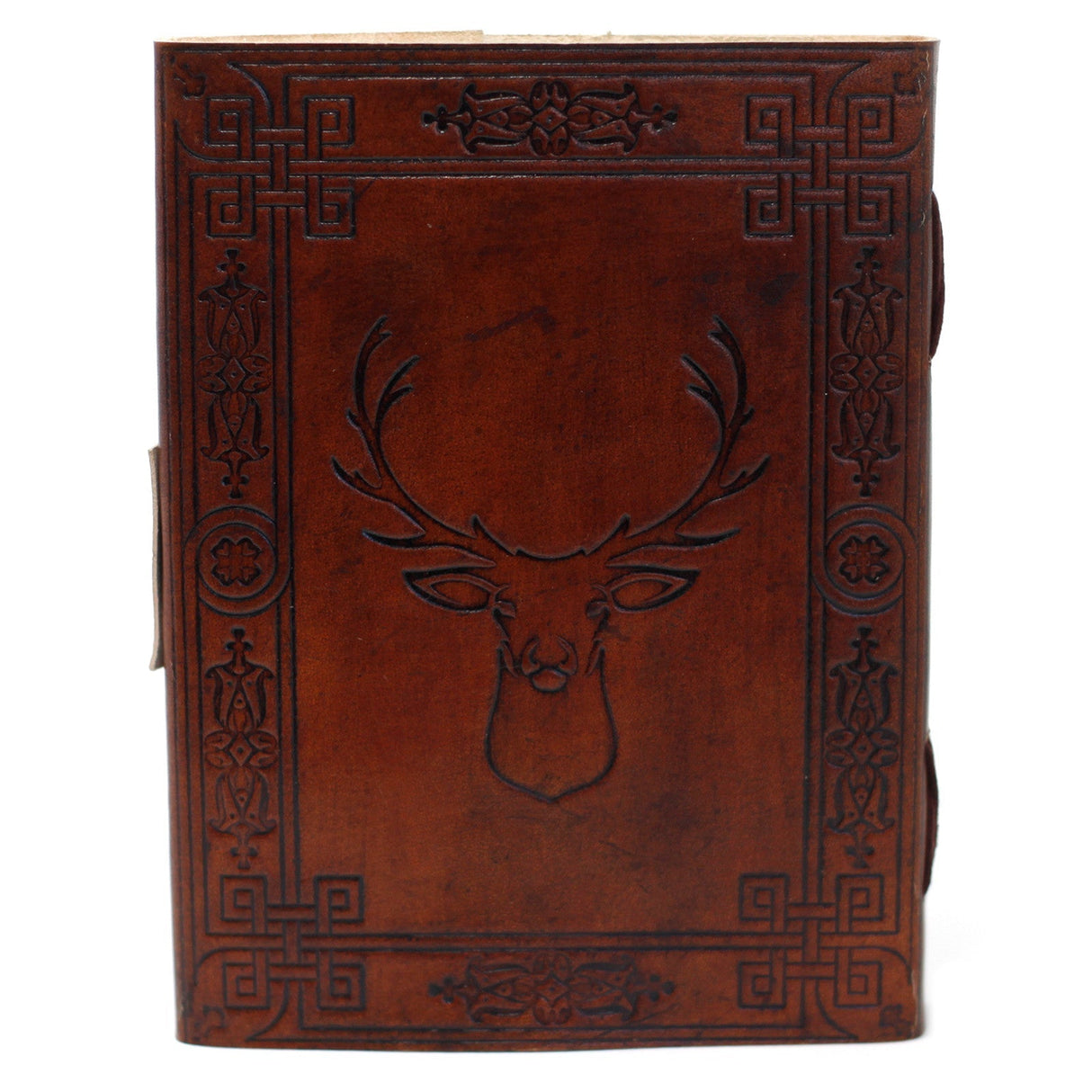 Leather Notebook Stag (6x8") - SHAMTAM.COM