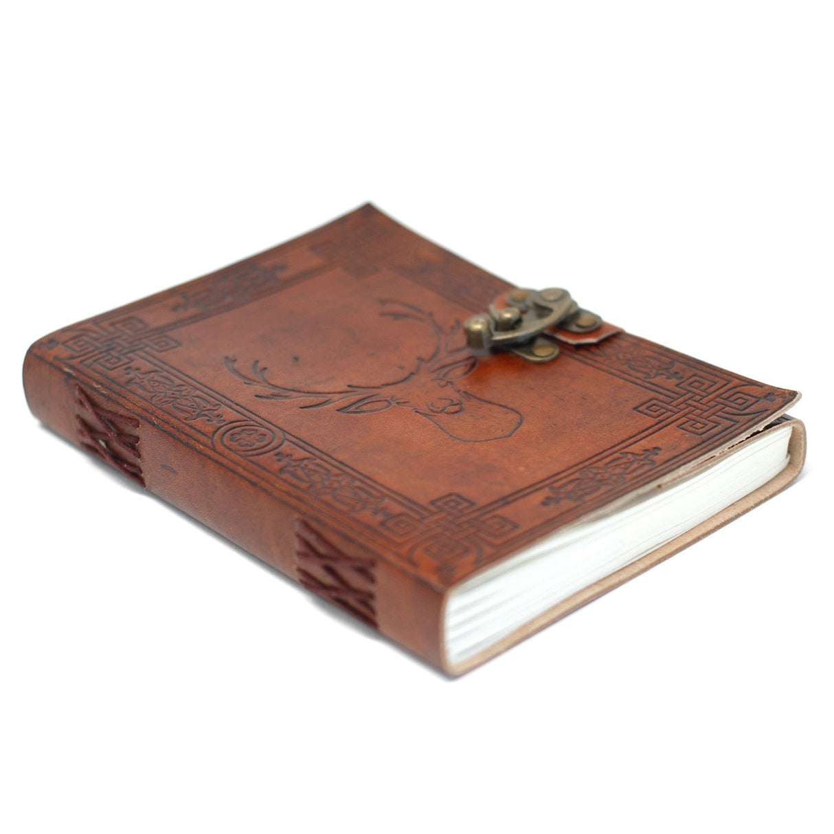 Leather Notebook Stag (6x8") - SHAMTAM.COM