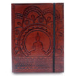 Tibetan Mandala Notebook - Medium with strap - SHAMTAM.COM