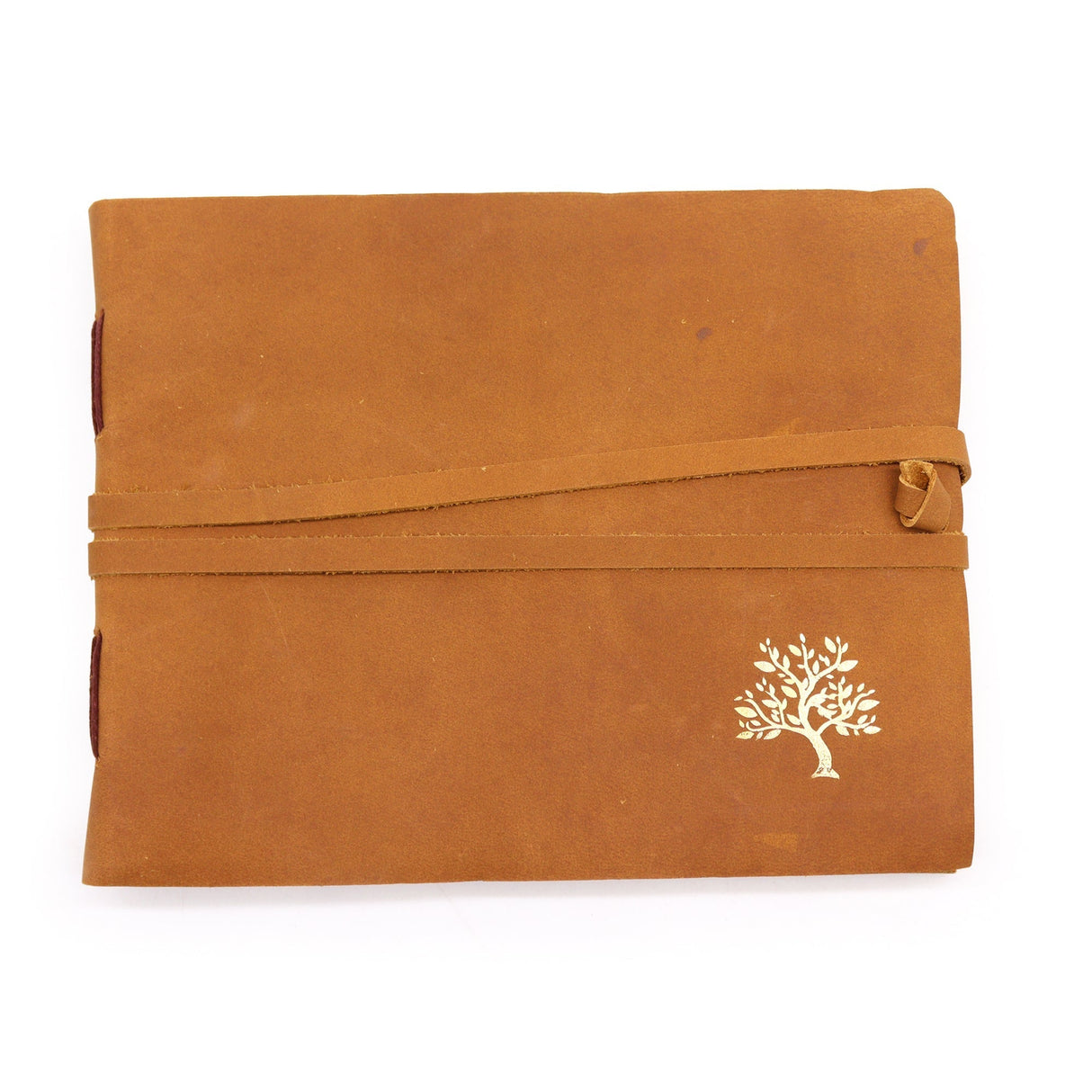 Leather Sketchbook Golden Tree - 144 pages - 18x23cm - SHAMTAM.COM