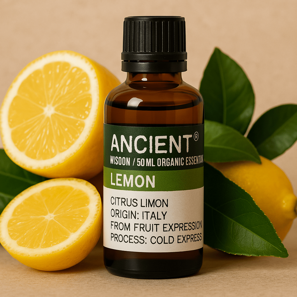 Lemon Essential Oil Organic 50ml - SHAMTAM.COM