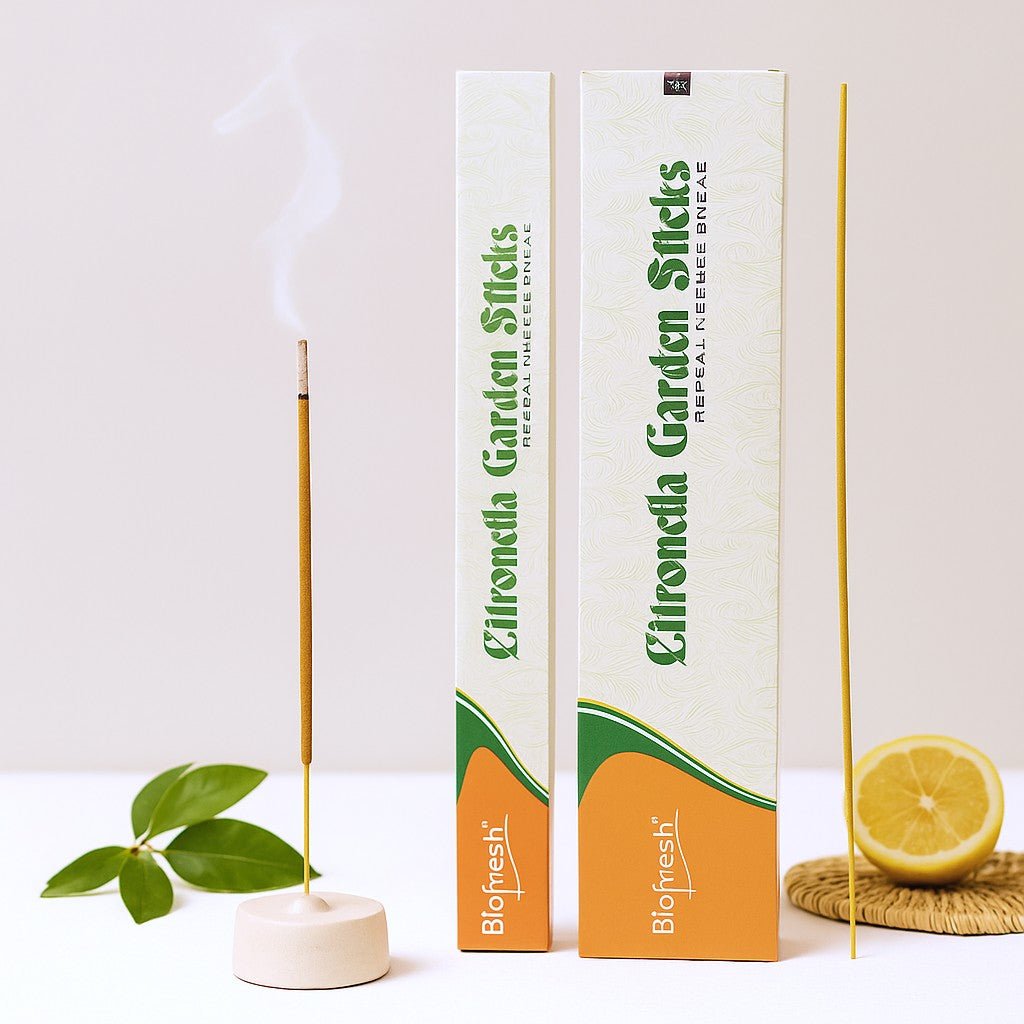 Lemongrass Garden Incense Sticks 50cm Insect Repellent Biofresh - SHAMTAM.COM