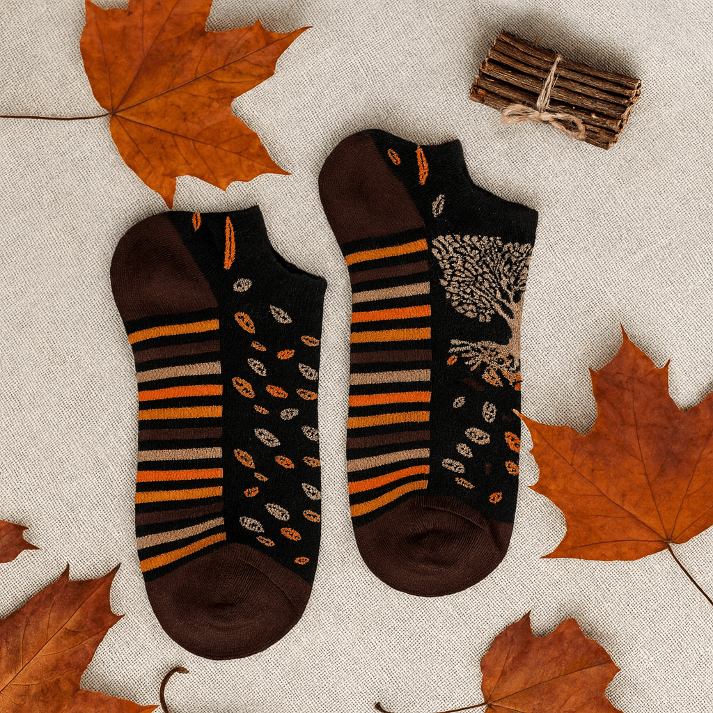 Low Cut Socks M/L 7.5 - 11.5 Tree of Life - SHAMTAM.COM