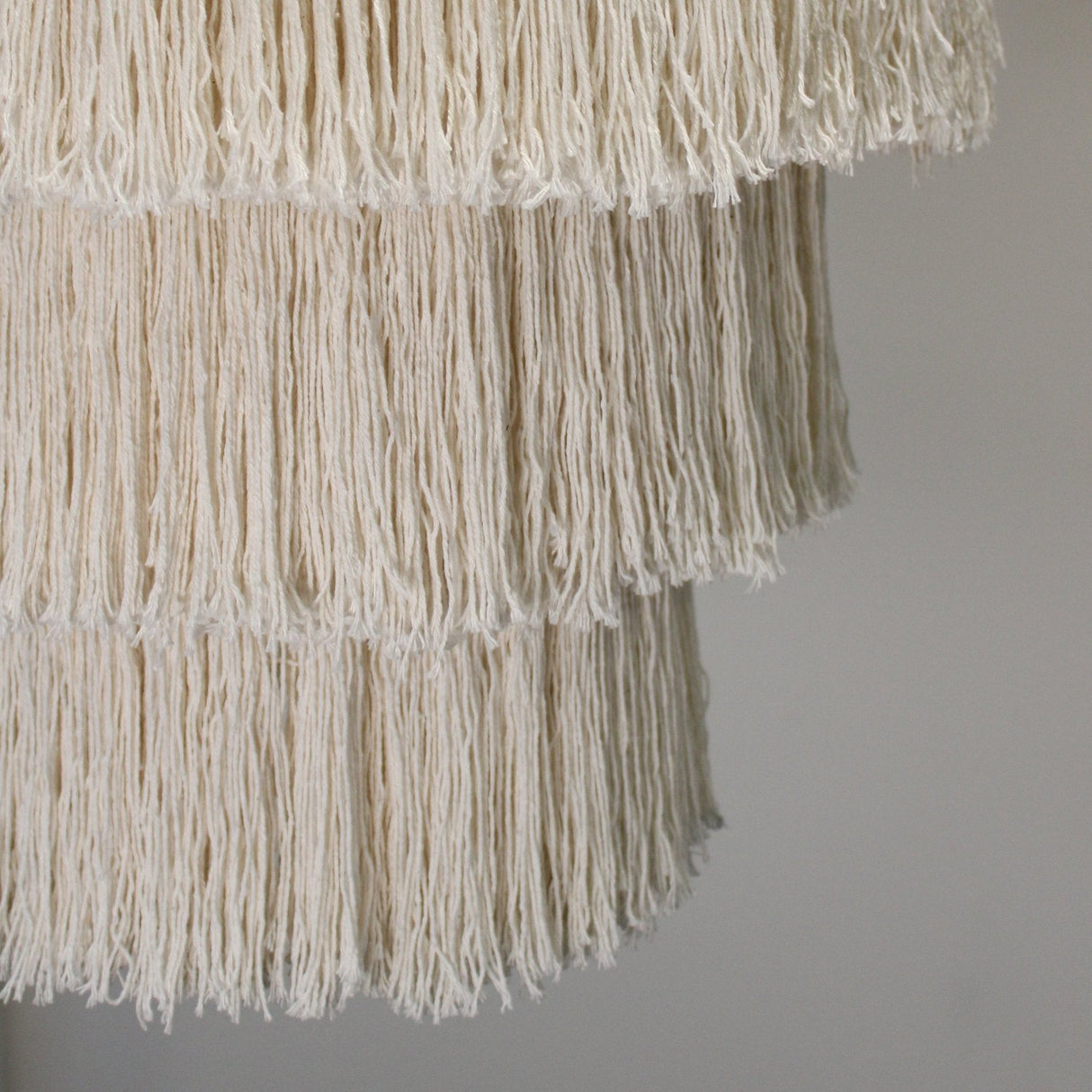 Macrame Soft Chandelier - Natural - SHAMTAM.COM