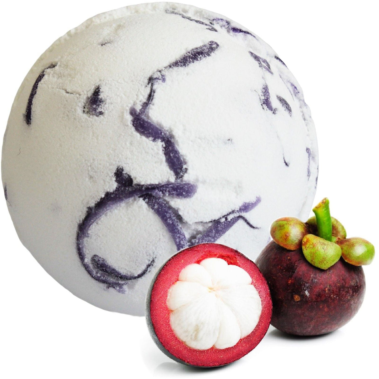 Mangosteen Bath Bomb With Coconut Butter 180g - SHAMTAM.COM