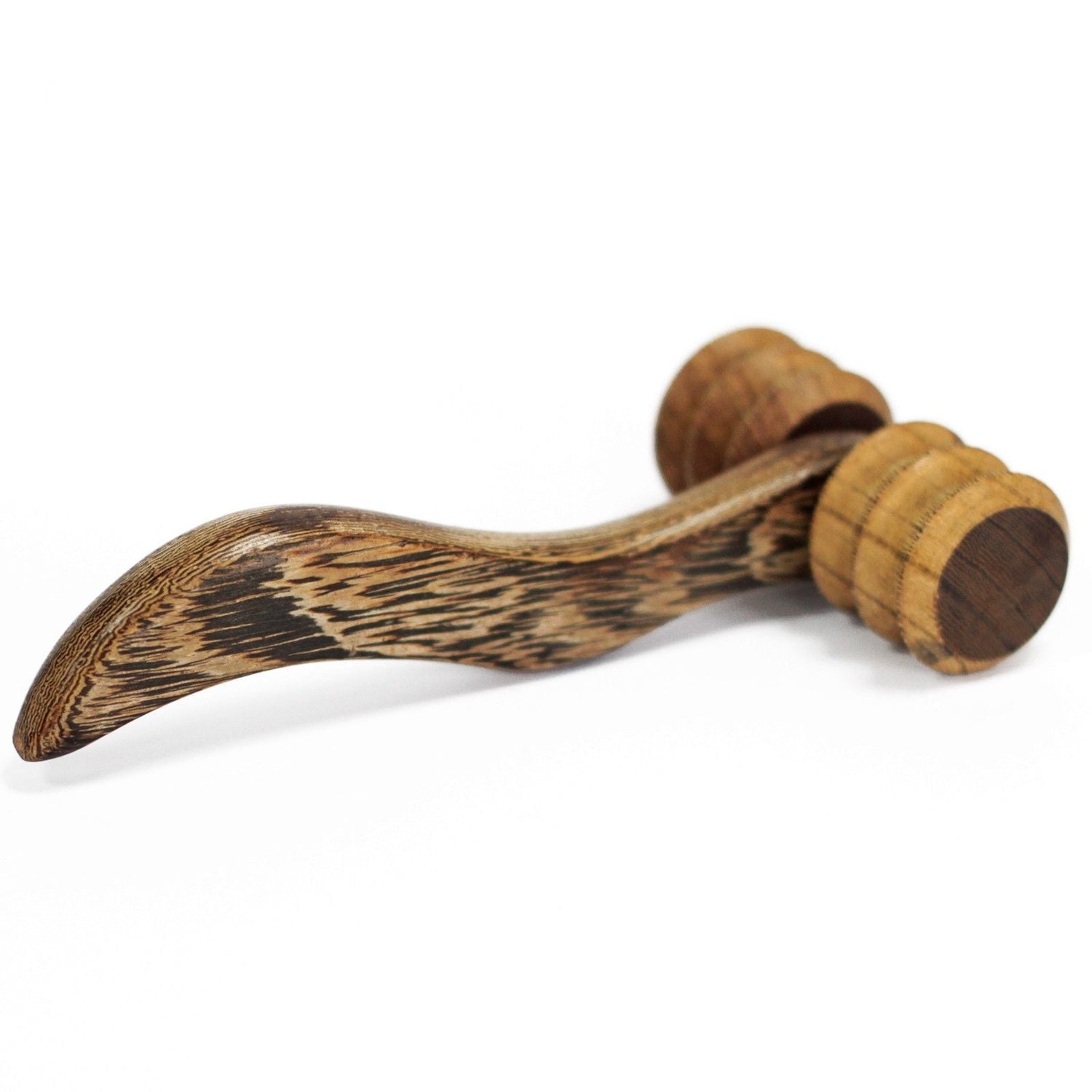 Massage Roller Wooden Ribbed For Muscles - SHAMTAM.COM