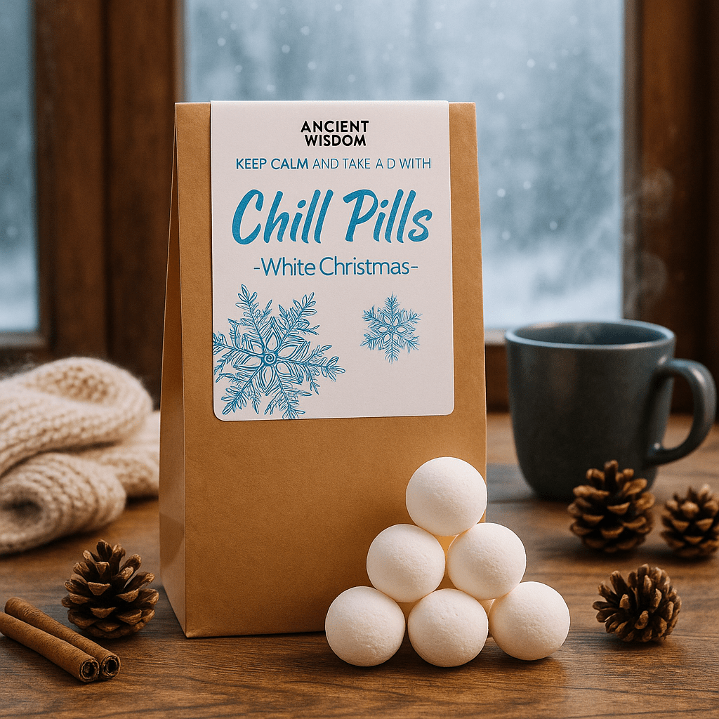 Bath Bombs Chill Pills Gift Pack 350g - White Christmas - SHAMTAM.COM