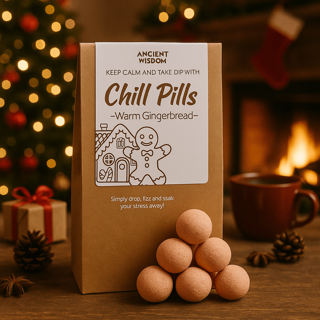 Bath Bombs Chill Pills Gift Pack 350g - Warm Gingerbread - SHAMTAM.COM