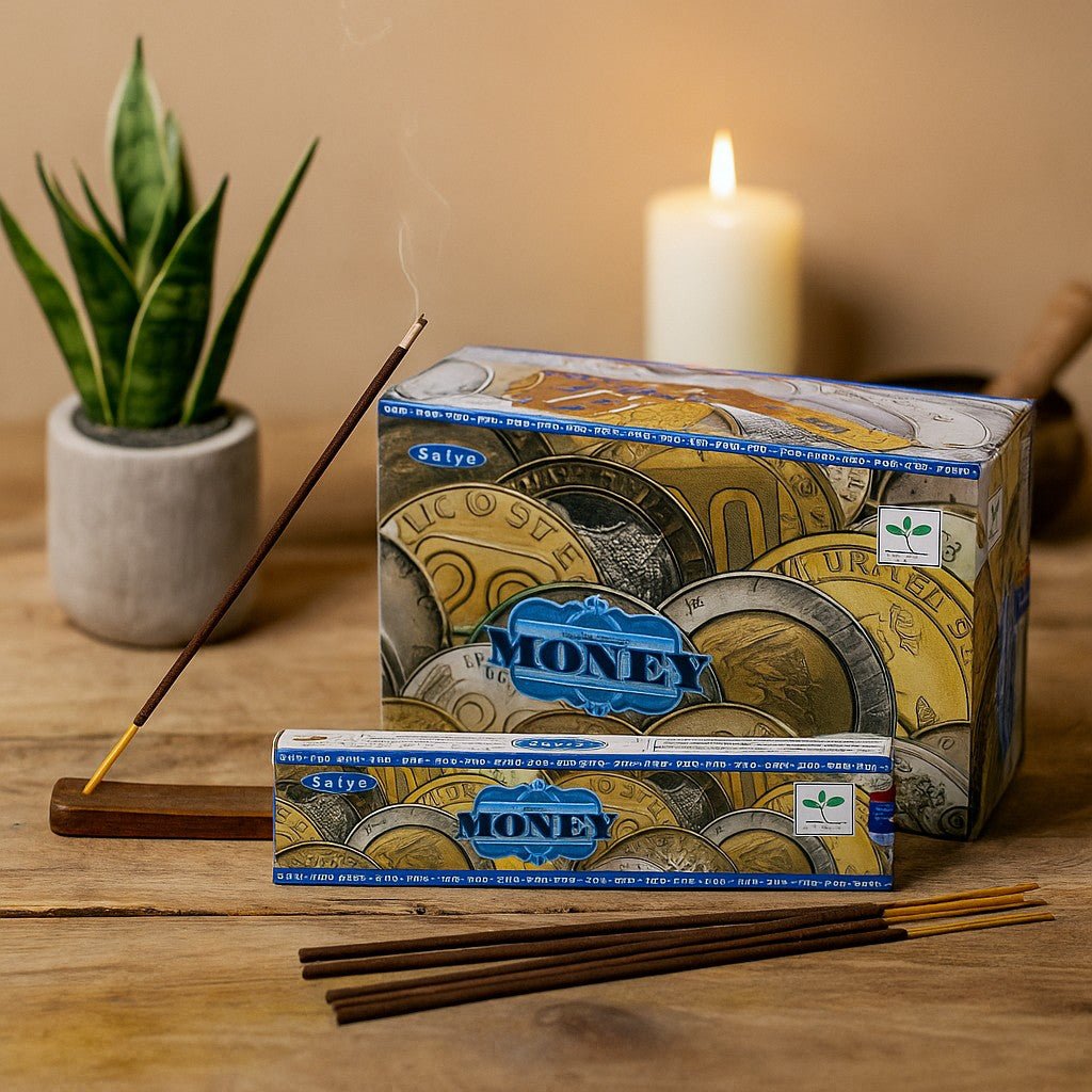 Money Incense Sticks 15g Satya - SHAMTAM.COM