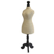 Natural Jewellery Display - Mannequin on Wooden Stand - Cream - SHAMTAM.COM