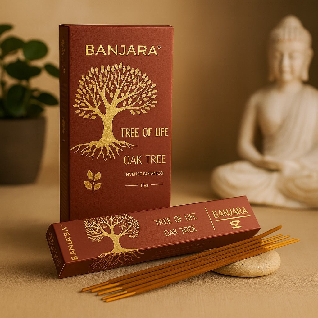 Oakmoss Tree Of Life Incense Sticks 15g Banjara - SHAMTAM.COM