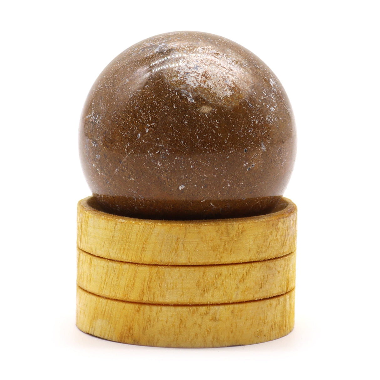 Gemstone Sphere 40mm - Ocean Agate with Stand - SHAMTAM.COM