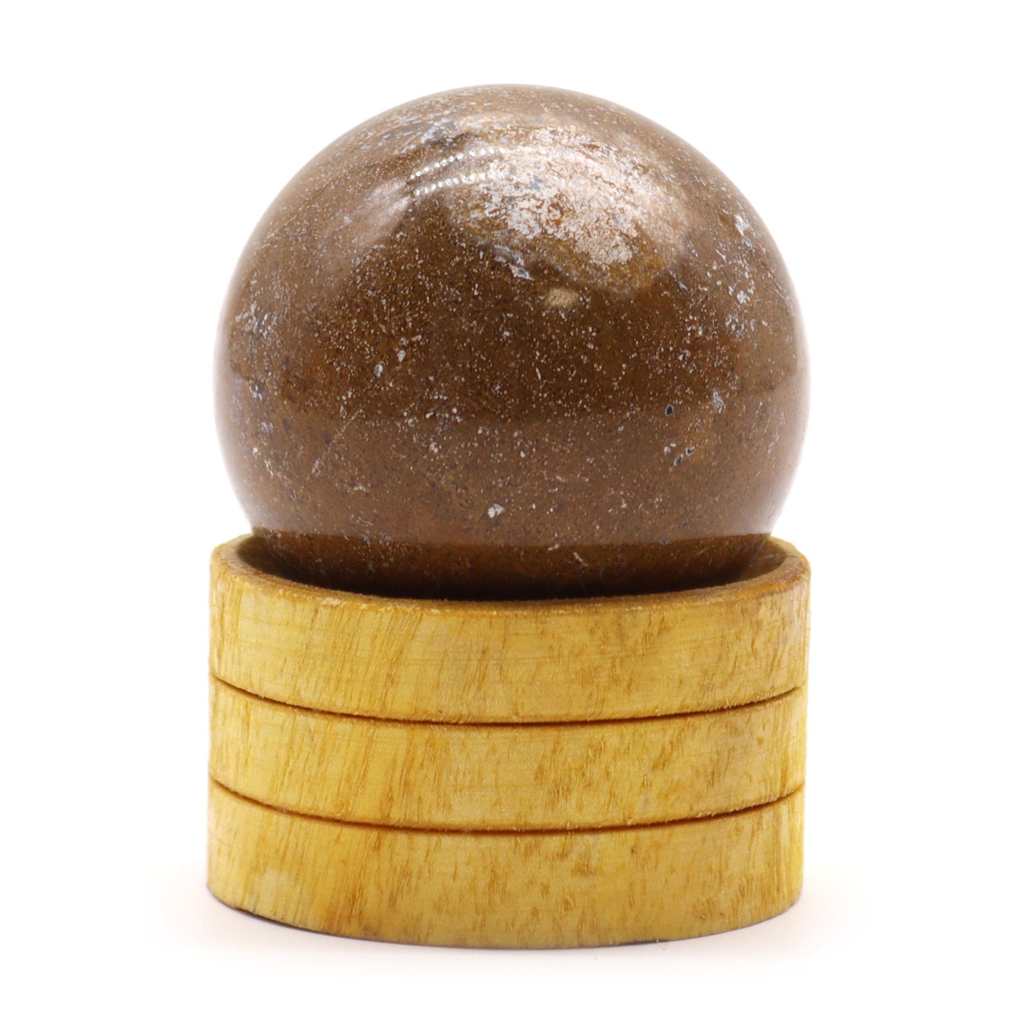 Gemstone Sphere 40mm - Ocean Agate with Stand - SHAMTAM.COM