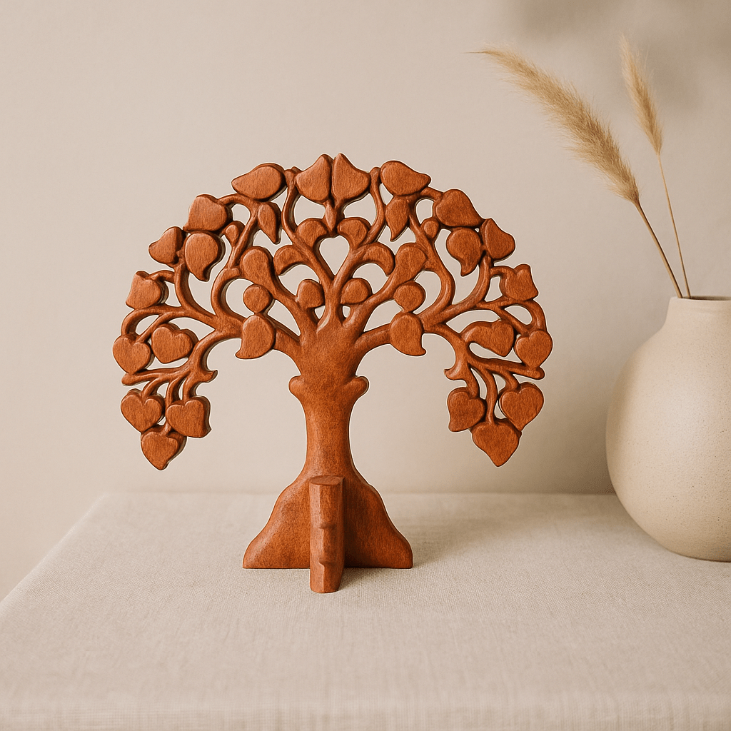 Ohm Wall Panel Round Wooden 40cm - SHAMTAM.COM