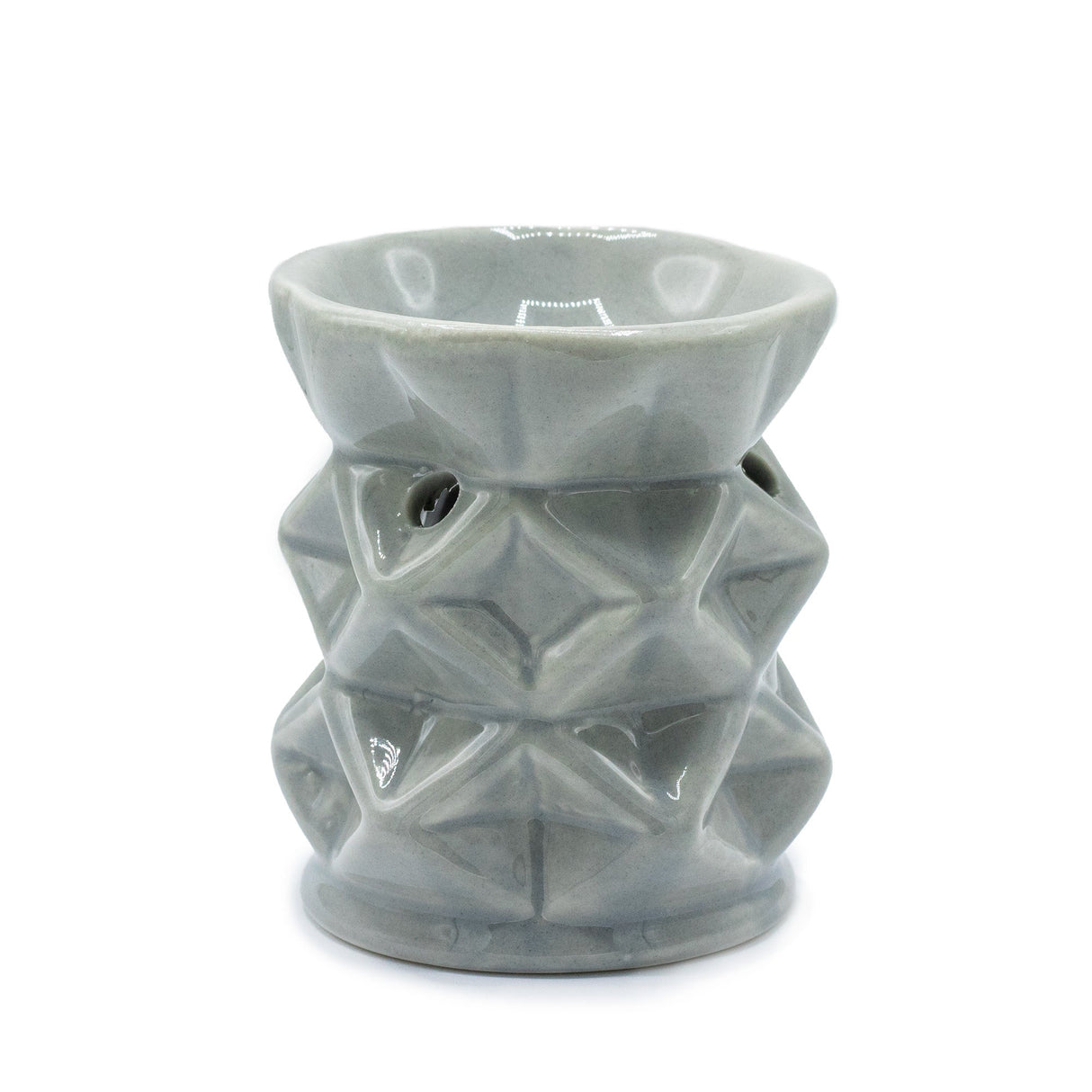 Oil Burner Geometric - Grey - SHAMTAM.COM