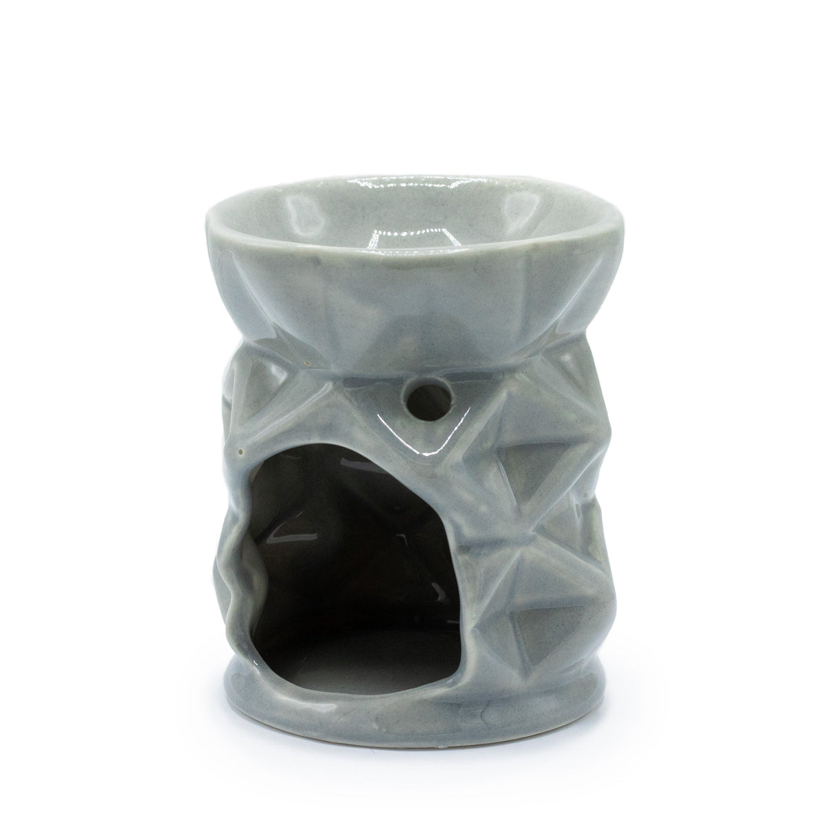 Oil Burner Geometric - Grey - SHAMTAM.COM