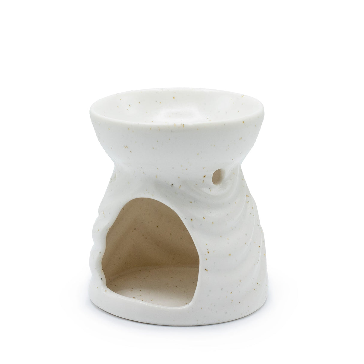 Oil Burner Geometric - Ivory - SHAMTAM.COM