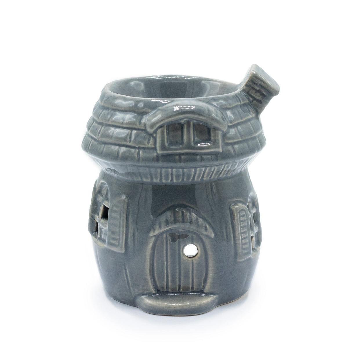 Mushroom House Oil Burner - Grey - SHAMTAM.COM