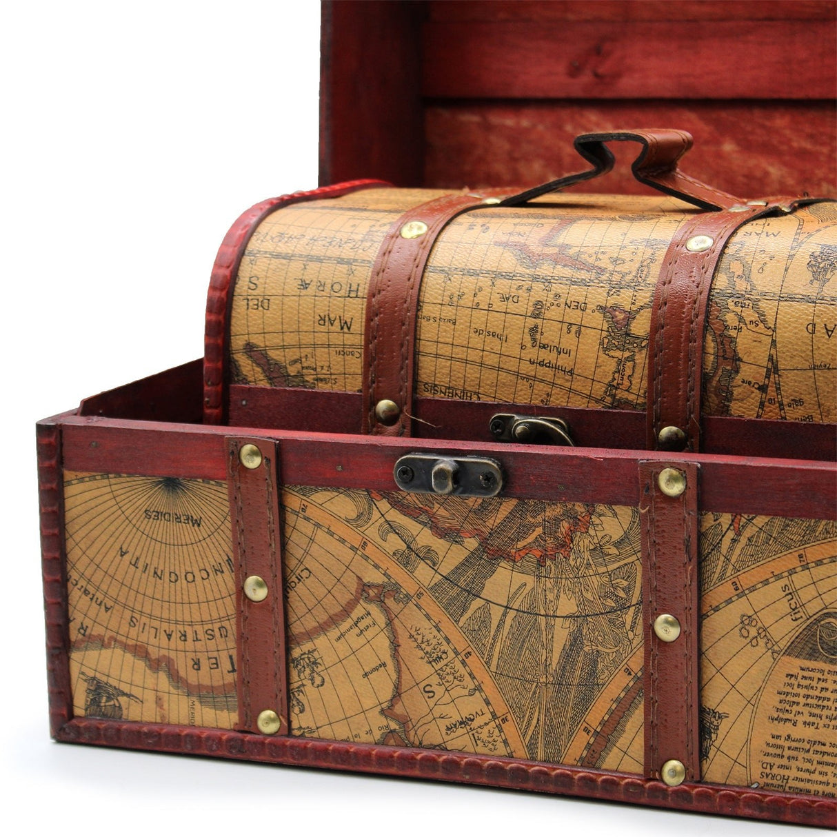 Old Map Chest - Set of 3 - SHAMTAM.COM