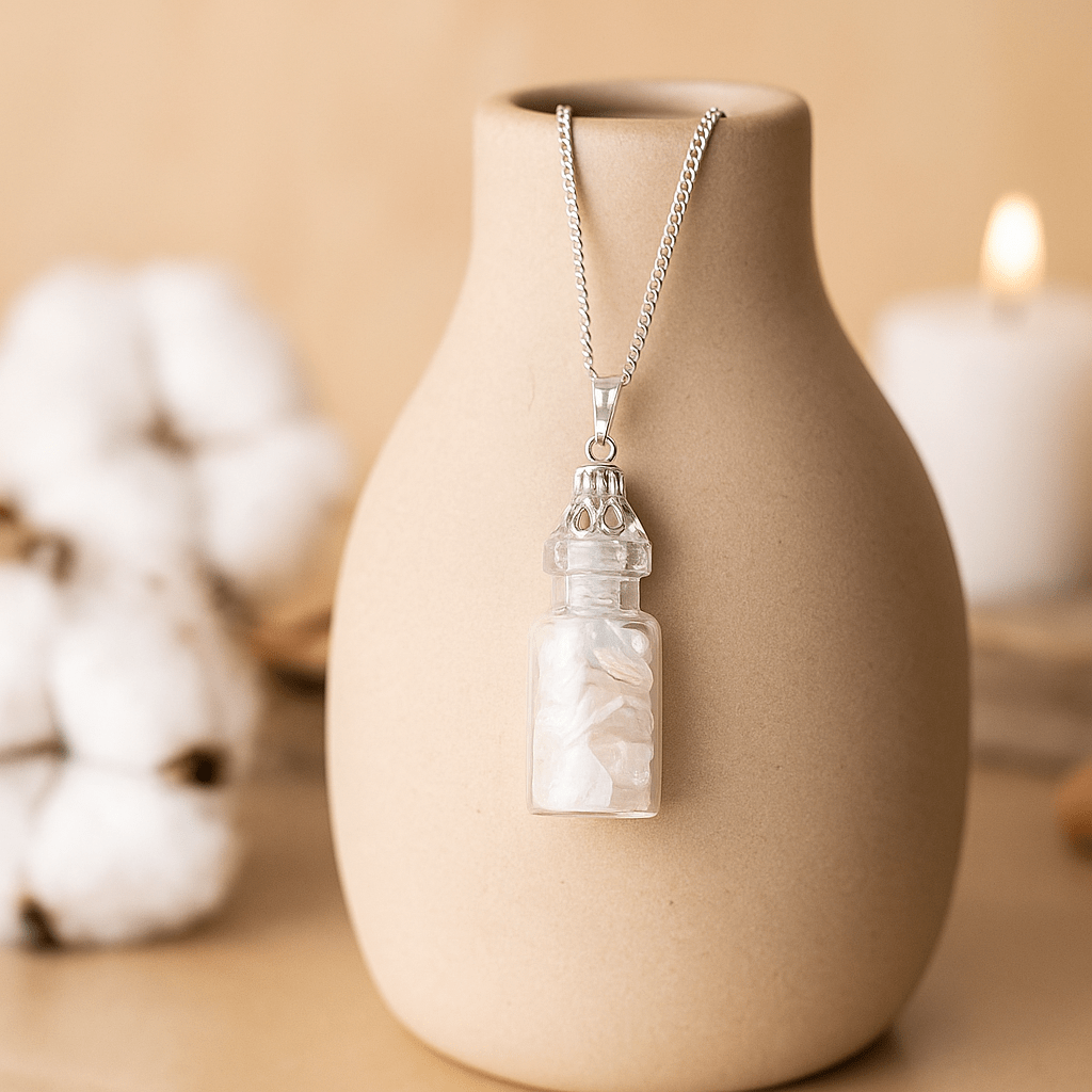 Opalite Bottle Pendant Necklace - SHAMTAM.COM